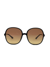 Cargar imagen en el visor de la galería, Lentes de Sol para Mujer Guess, Armazón Negro con Lentes Ámbar Gradiente GU7844 - 01F