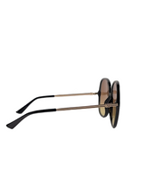 Cargar imagen en el visor de la galería, Lentes de Sol para Mujer Guess, Armazón Negro con Lentes Ámbar Gradiente GU7844 - 01F