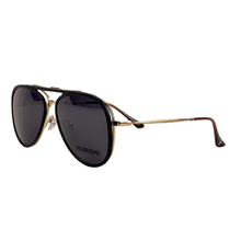 Cargar imagen en el visor de la galería, Lentes de Sol Unisex Marioni, Armazón Dorado con Clip-On Polarizado M3410C - C2