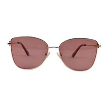 Cargar imagen en el visor de la galería, Lentes de Sol para Mujer Cloe, Armazón Dorado con Lentes Rosadas Polarizadas SLE 51510 - RGLD62