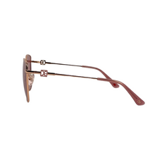 Cargar imagen en el visor de la galería, Lentes de Sol para Mujer Cloe, Armazón Dorado con Lentes Rosadas Polarizadas SLE 51510 - RGLD62