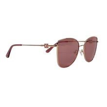 Cargar imagen en el visor de la galería, Lentes de Sol para Mujer Cloe, Armazón Dorado con Lentes Rosadas Polarizadas SLE 51510 - RGLD62