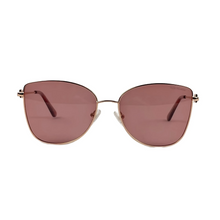 Cargar imagen en el visor de la galería, Lentes de Sol para Mujer Cloe, Armazón Dorado con Lentes Rosadas Polarizadas SLE 51510 - RGLD62